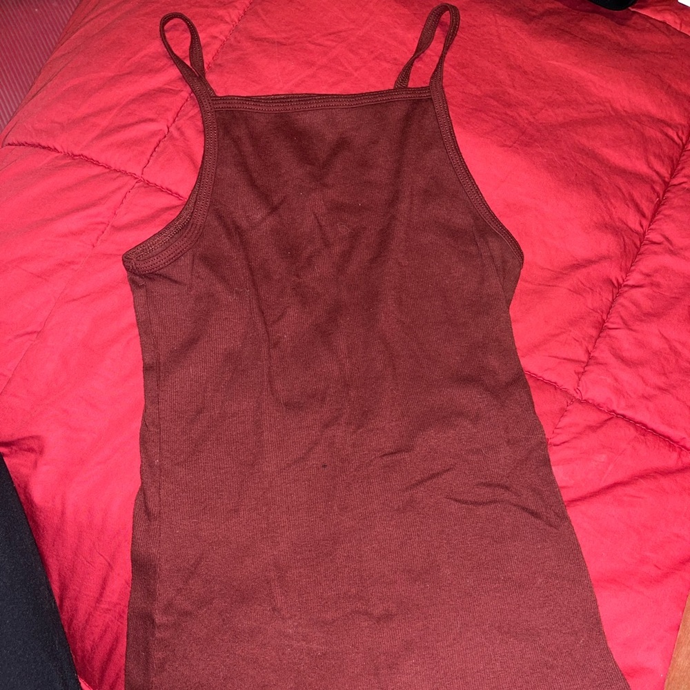 High neck tank top
